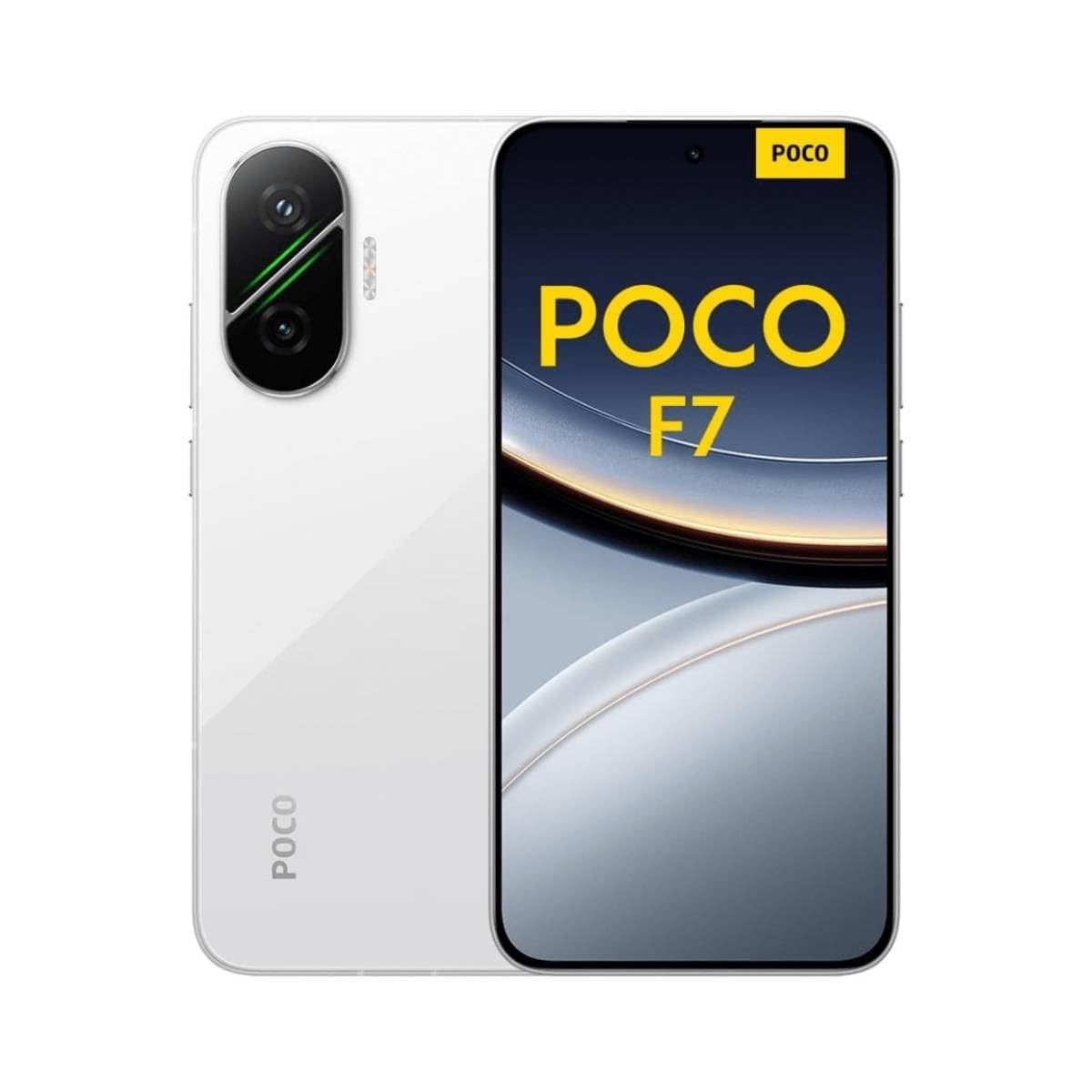 POCO F7 Smartphone, 12GB+512GB, White, Flagship Snapdragon® 8s Gen